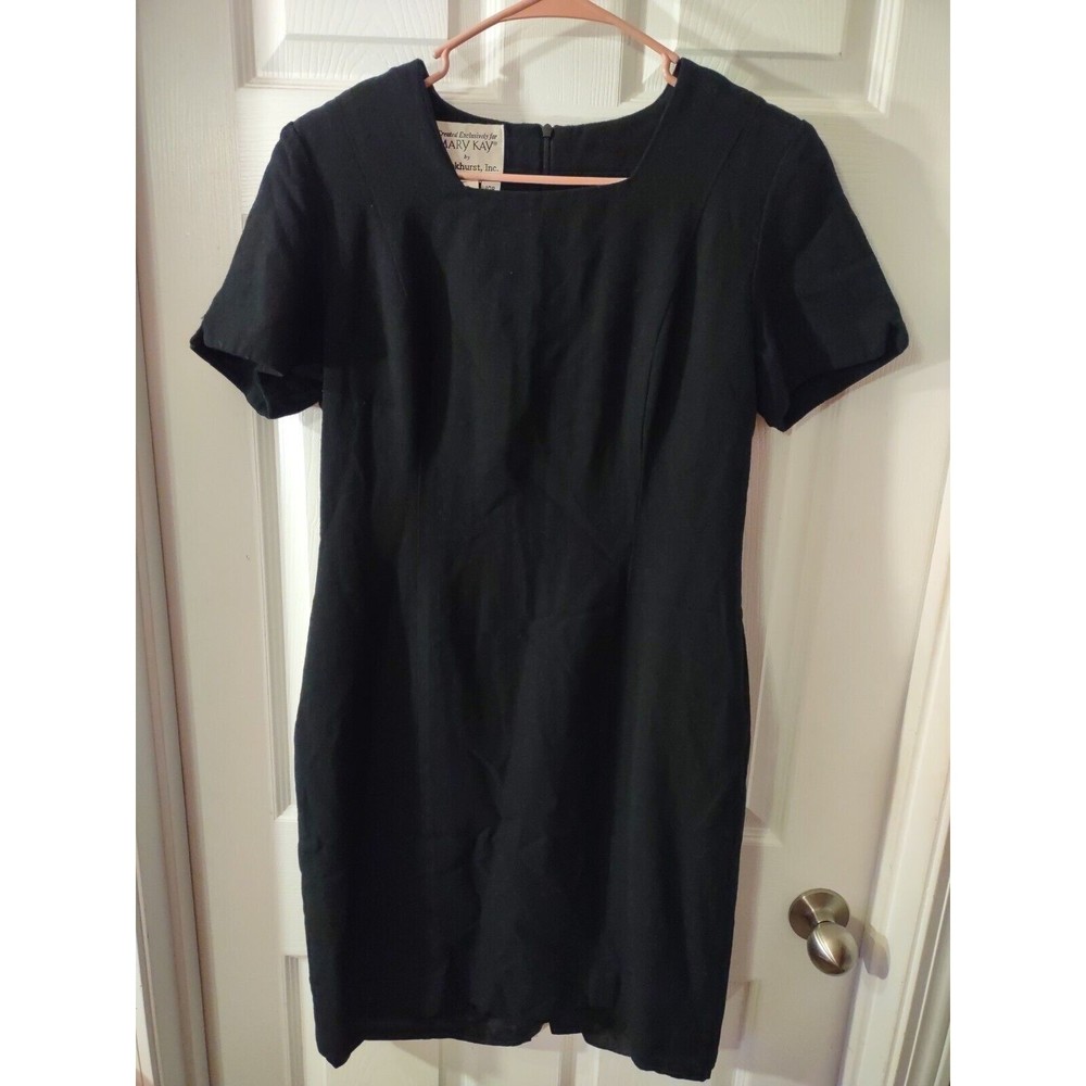 Mary Kay By Brookhurst, Inc Dress Size 10R Black Wool